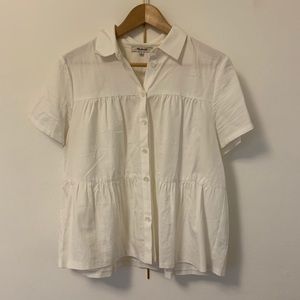 Madewell button down short sleeved shirt